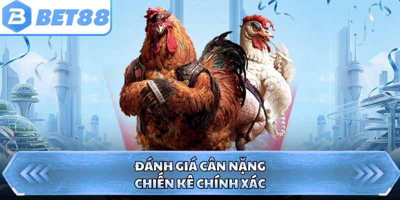 Đánh giá cân nặng chiến kê chính xác