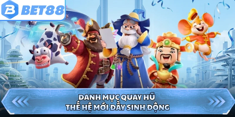 Danh mục quay hũ thế hệ mới đầy sinh động
